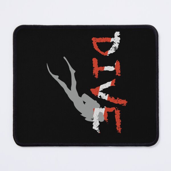 Item preview, Dive Flag - Dive Vertical and Diver White designed and sold by Gillesocean31.