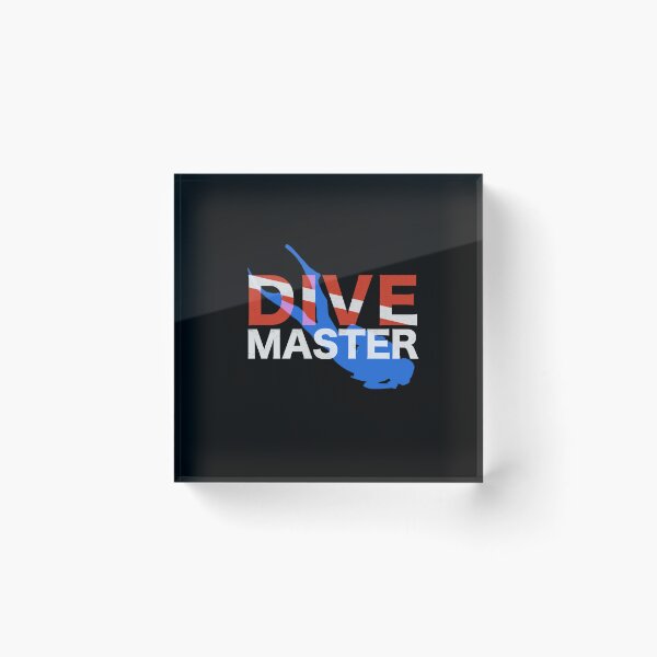 Item preview, Dive Flag - Dive Master Diver Blue designed and sold by Gillesocean31.