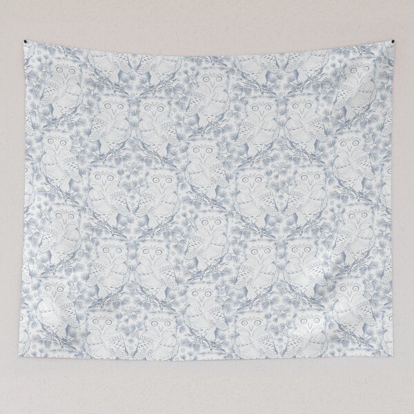 Item preview, White Owl with gray cones designed and sold by Alex  Blud.