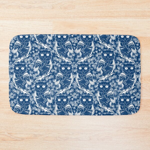Item preview, Dark blue owl with cones designed and sold by Alex  Blud.
