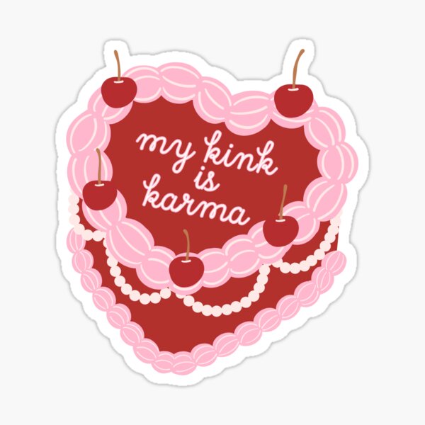 Item preview, Chappell Roan My Kink Is Karma Sticker designed and sold by bananaslugbaby.