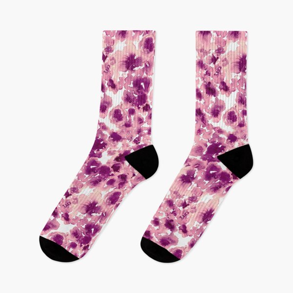 Item preview, Patrón Floral Abstracto Violeta Púrpura Acuarela designed and sold by Jaana Day.