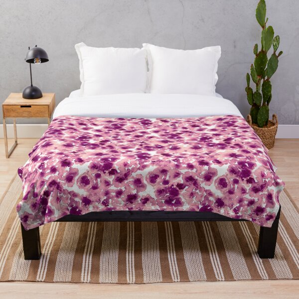 Item preview, Abstract Floral Pattern Violet Purple Watercolor designed and sold by Jaana Day.