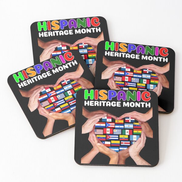 Item preview, Hispanic Heritage Month All Countries Heart Hands designed and sold by NUMAcreations.