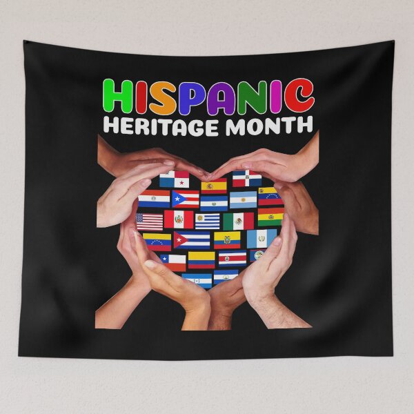Item preview, Hispanic Heritage Month All Countries Heart Hands designed and sold by NUMAcreations.