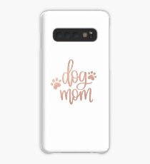Rose Gold Dog Mom Case/Skin for Samsung Galaxy