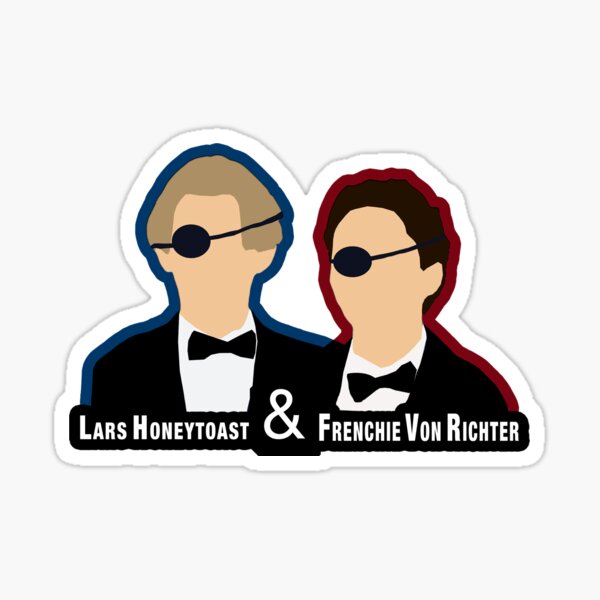 Lars Honeytoast & Frenchie Von Richter Sticker
