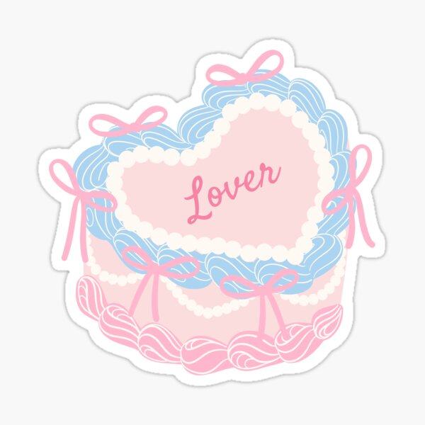 Taylor Swift Exile Lyric Sticker Pink Sticker