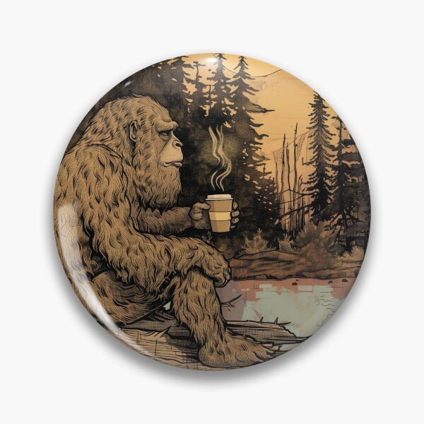 Item preview, BIGFOOT LIKES IT BLACK. : COFFEE MOUNTAIN version  designed and sold by Zen Candy 3000 Travis Nicholas Zariwny.