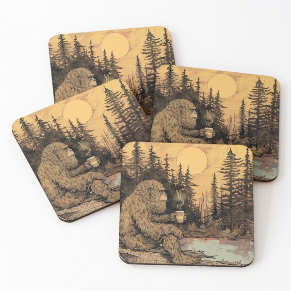 Item preview, BIGFOOT LIKES IT BLACK. : COFFEE MOUNTAIN version  designed and sold by Zen Candy 3000 Travis Nicholas Zariwny.