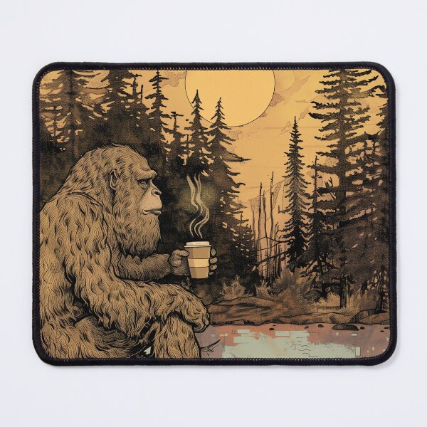 Item preview, BIGFOOT LIKES IT BLACK. : COFFEE MOUNTAIN version  designed and sold by Zen Candy 3000 Travis Nicholas Zariwny.