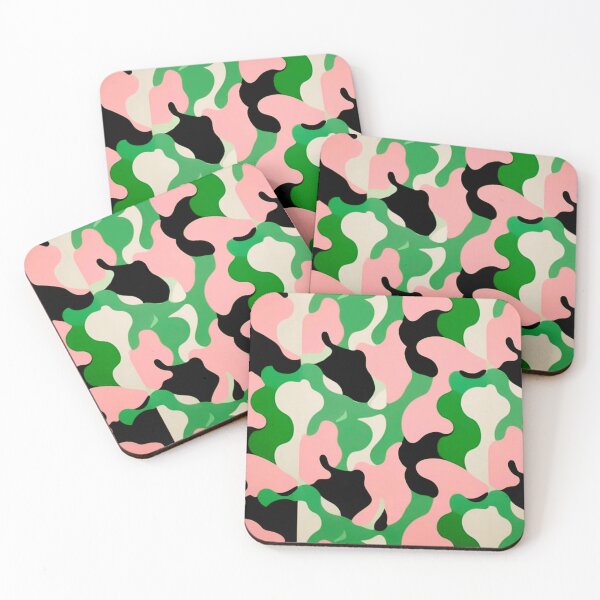 Item preview, Pink and green camouflage  designed and sold by Roxburylane.