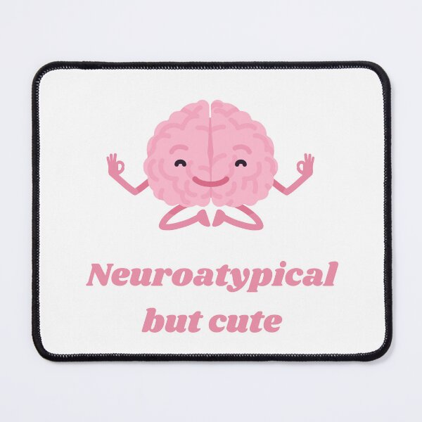 Item preview, Neuroatypical but cute happy brain  designed and sold by MikusOla.