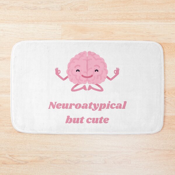 Item preview, Neuroatypical but cute happy brain  designed and sold by MikusOla.
