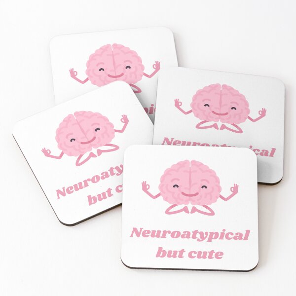 Item preview, Neuroatypical but cute happy brain  designed and sold by MikusOla.