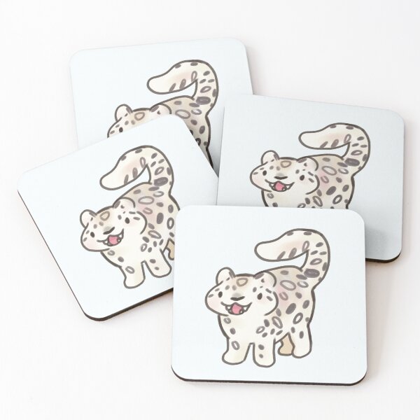 Item preview, Cute snow leopard illustration  designed and sold by Artofmayara.