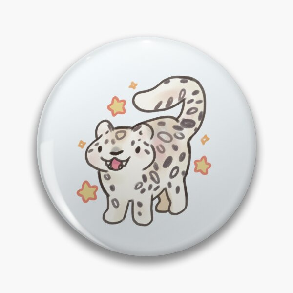 Item preview, Cute snow leopard  with stars designed and sold by Artofmayara.