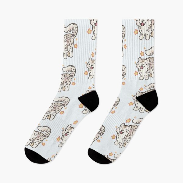 Item preview, Cute snow leopard  with stars designed and sold by Artofmayara.