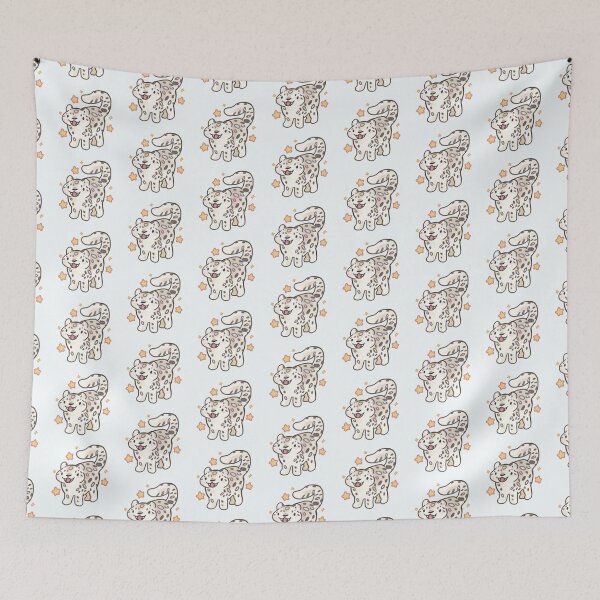 Item preview, Cute snow leopard  with stars designed and sold by Artofmayara.