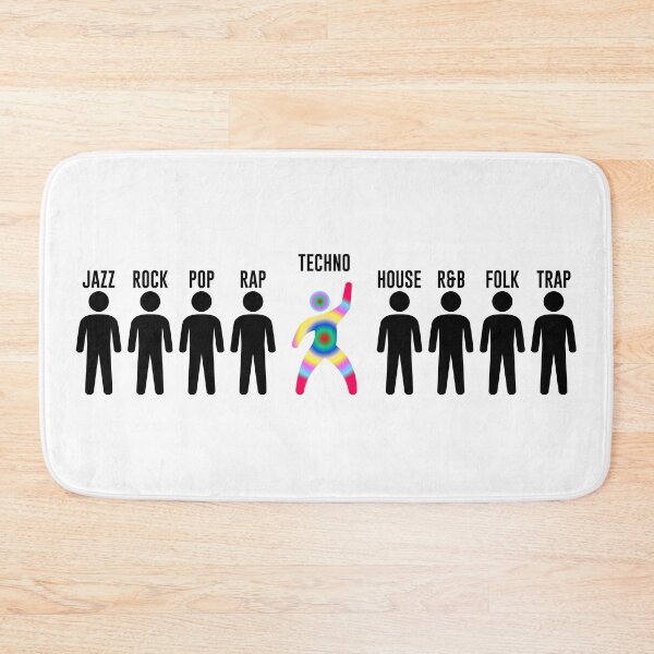 Item preview, I love Techno designed and sold by OffensiveFun.
