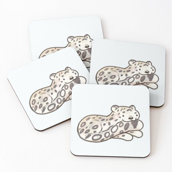 Item preview, Cute snow leopard drawing  designed and sold by Artofmayara.