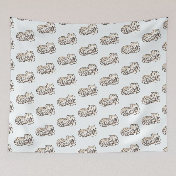 Item preview, Cute snow leopard drawing  designed and sold by Artofmayara.