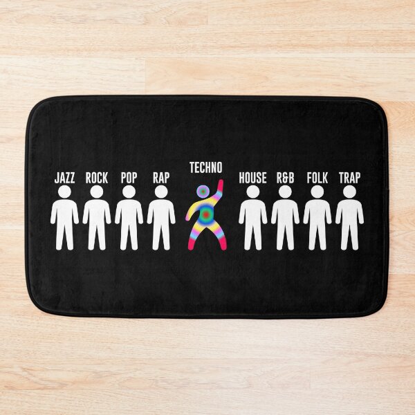 Item preview, I love Techno designed and sold by OffensiveFun.