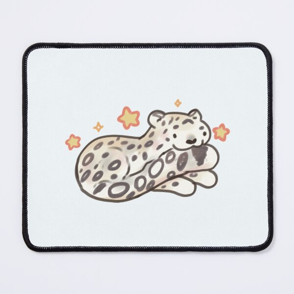 Item preview, Cute snow leopard drawing with stars  designed and sold by Artofmayara.