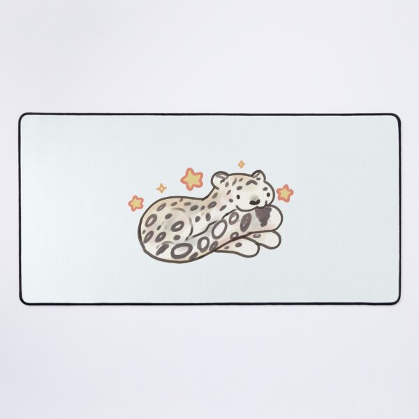 Item preview, Cute snow leopard drawing with stars  designed and sold by Artofmayara.