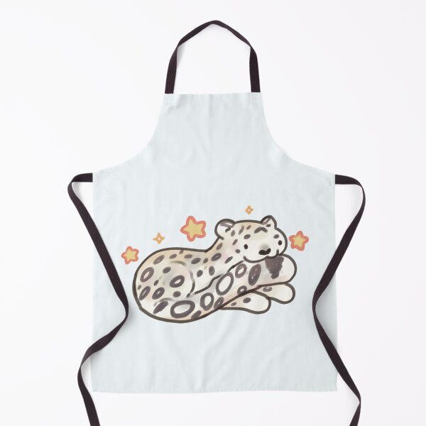 Item preview, Cute snow leopard drawing with stars designed and sold by Artofmayara.