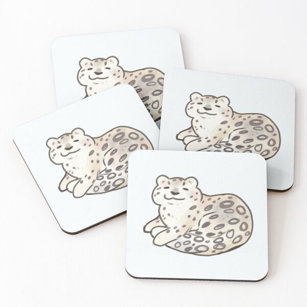 Item preview, Cute snow leopard art  designed and sold by Artofmayara.