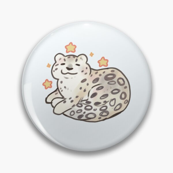 Item preview, Cute snow leopard art with stars designed and sold by Artofmayara.