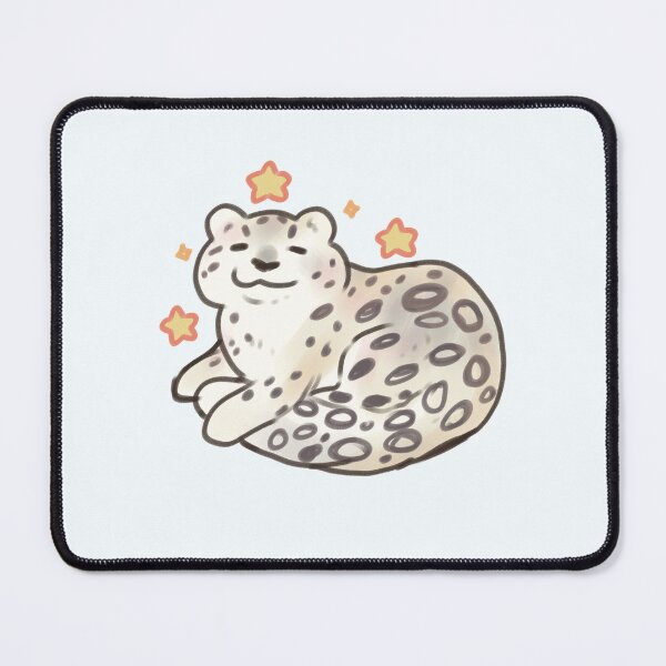 Item preview, Cute snow leopard art with stars designed and sold by Artofmayara.