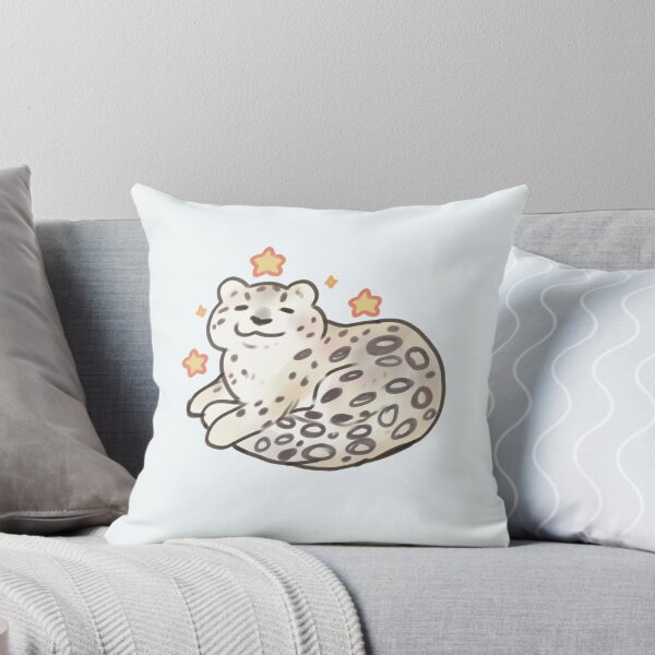 Item preview, Cute snow leopard art with stars designed and sold by Artofmayara.