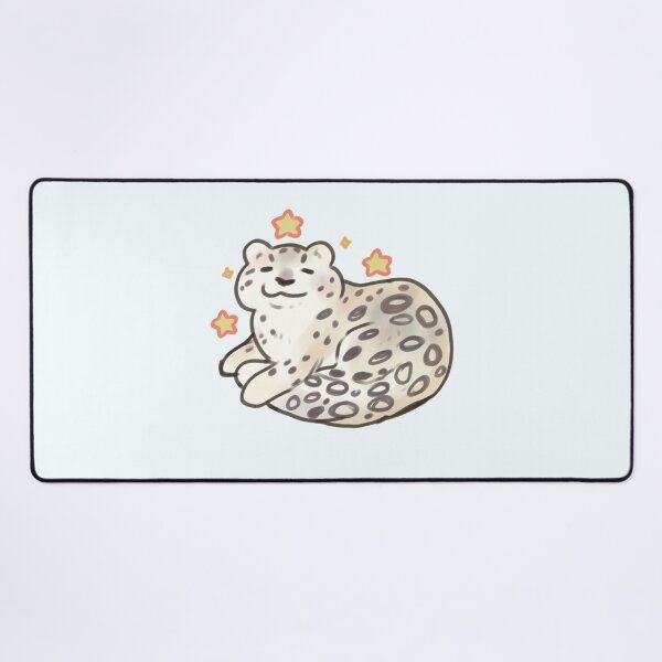 Item preview, Cute snow leopard art with stars designed and sold by Artofmayara.