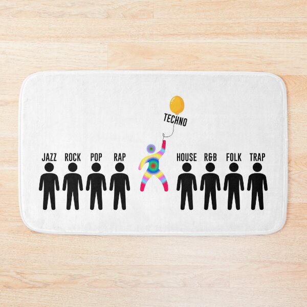 Item preview, I love Techno designed and sold by OffensiveFun.