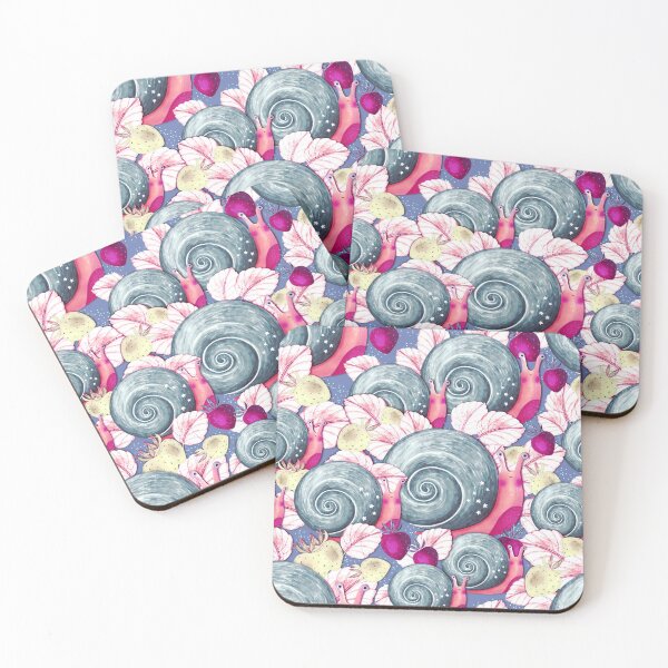 Item preview, Snails and strawberries, Emerald-blue version designed and sold by Alex  Blud.