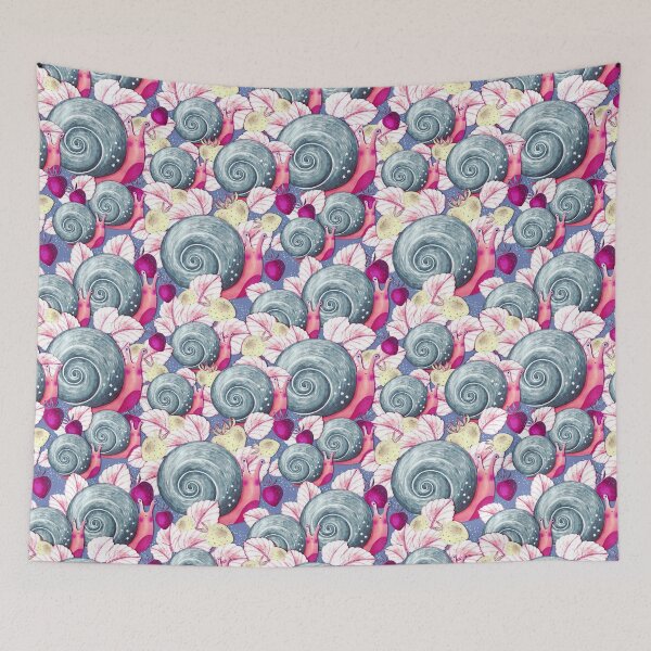 Item preview, Snails and strawberries, Emerald-blue version designed and sold by Alex  Blud.