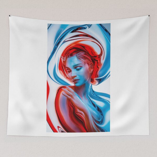 Item preview, Mesmerizing | vibrant Woman | Embrace the invisible |  designed and sold by RedCircleArt.