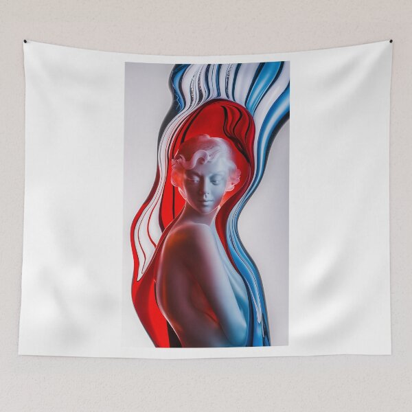 Item preview, Mesmerizing | vibrant Woman | Embrace the invisible |  designed and sold by RedCircleArt.