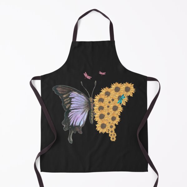 Item preview, Sunflower and Butterfly Classic T-Shirt designed and sold by padeddesignart.