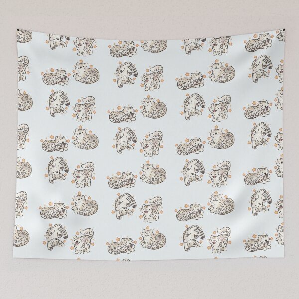 Item preview, snow leopard pack designed and sold by Artofmayara.