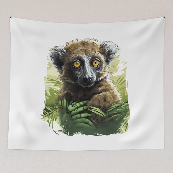Item preview, Bamboo lemur, lemurs designed and sold by DerSenat.