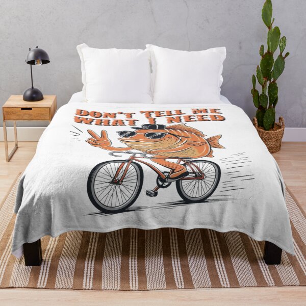 Item preview, Cool Biking Fish with Attitude - Fun Cycling Design designed and sold by Viviglow.