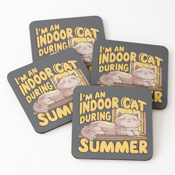 Item preview, I'm An Indoor Cat During Summer designed and sold by SewnMemories.