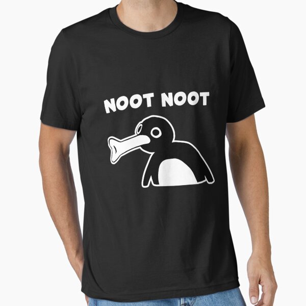 Vista previa del artículo con la obra « Noot Noot Pingu Meme Rosa Claro Bg», diseñado y vendido por MateuszKrupa.