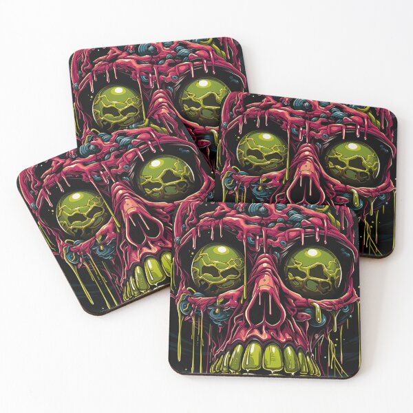 Item preview, Bubblegum Decay Skull Art designed and sold by robertmullineux.