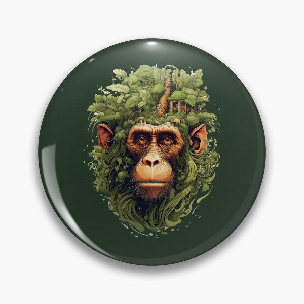 Item preview, Chimpanzee Monkey Forest designed and sold by DerSenat.