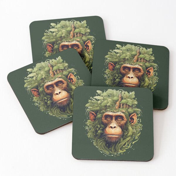 Item preview, Chimpanzee Monkey Forest designed and sold by DerSenat.