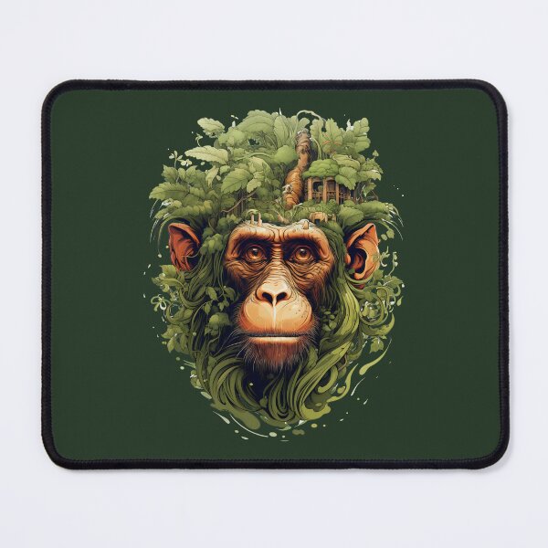 Item preview, Chimpanzee Monkey Forest designed and sold by DerSenat.